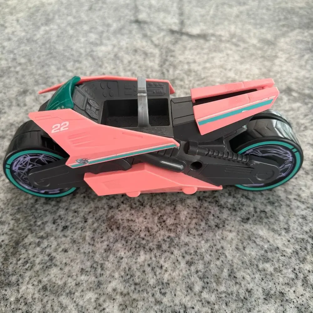 Paw Patrol Mighty Movie Liberty DELUXE Vehicle/Motorcycle w Transforming Sidecar